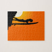 Surfer Girl Puzzle Legpuzzel (Horizontaal)
