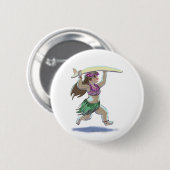 sUrFeR GiRL Ronde Button 5,7 Cm (Voorkant /achterkant)
