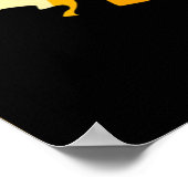 Surfer girl silhouette poster (Hoek)