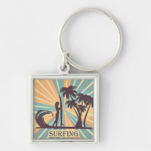 Surfer Girl Sleutelhanger
