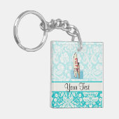 Surfer Girl Sleutelhanger (Voorkant Links)