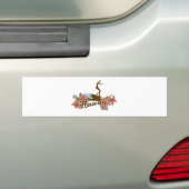 surfer girl strand hawaii surf hawaiian bumpersticker (Op auto)