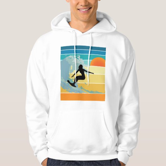 Surfer Girl Sunset Hoodie (Voorkant)