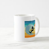 Surfer Girl Sunset Koffiemok (Voorkant rechts)