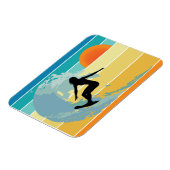 Surfer Girl Sunset Magneet (Linkerzijde)