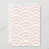 Surfer Girl Surfboards Beach Baby shower per post Kaart (Achterkant)