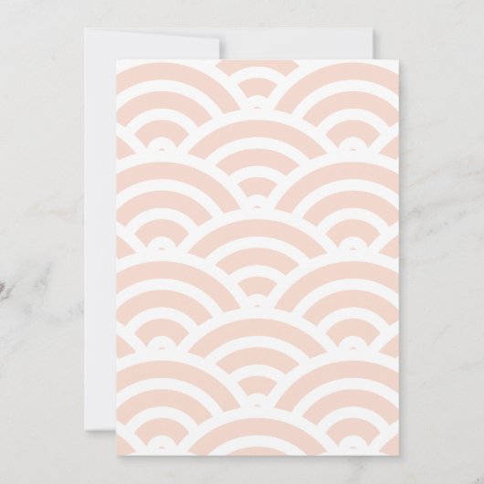 Surfer Girl Surfboards Beach Drive-by Baby shower Kaart (Achterkant)