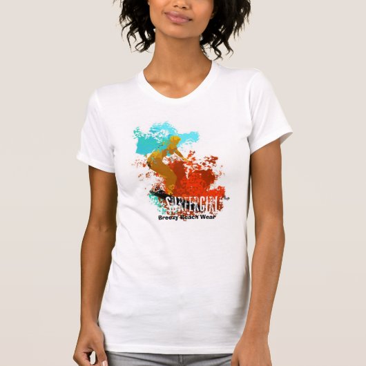 Surfer Girl T-shirt (Voorkant)