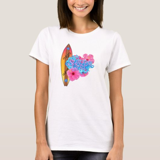 Surfer Girl T-shirt (Voorkant)