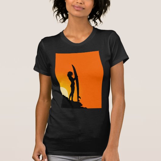 Surfer Girl T-shirt (Voorkant)