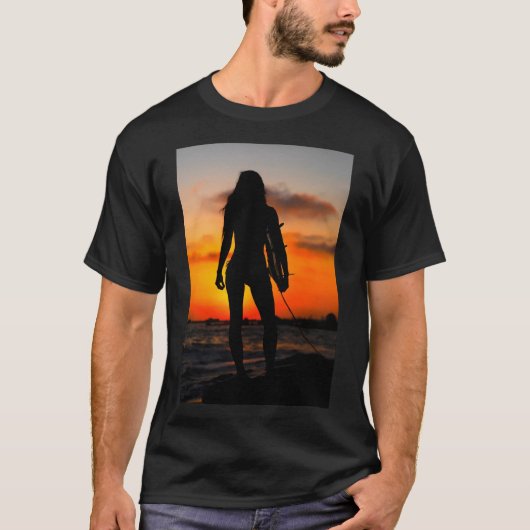 Surfer Girl T-shirt (Voorkant)