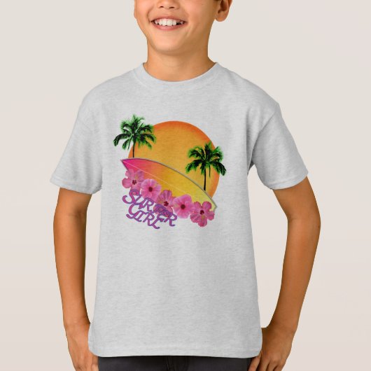 Surfer Girl T-shirt (Voorkant)