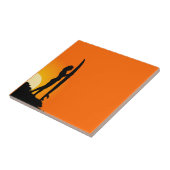 Surfer Girl Tile Tegeltje (Zijkant)