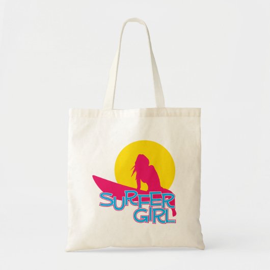 Surfer Girl Tote Bag (Voorkant)