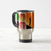 Surfer Girl Travel Mug Reisbeker (Voorkant links)
