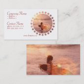 Surfer Girl Visitekaartje (Voorkant / Achterkant)