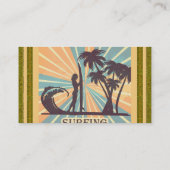 Surfer Girl Visitekaartje (Achterkant)