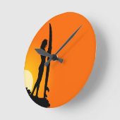 Surfer Girl Wall klok (Hoek)