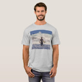 Surfer Girl Waves T-shirt (Voorkant volledig)