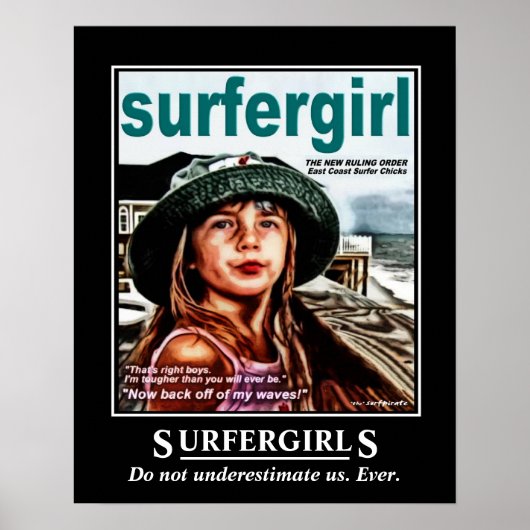 Surfer Girls Poster (Voorkant)