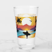Surfer Glas (Achterkant)