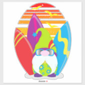 Surfer Gnome Sticker (Vel)