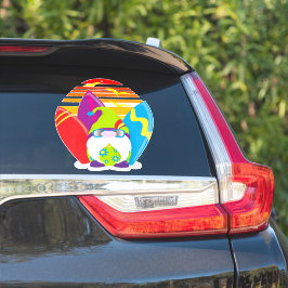 Surfer Gnome Sticker