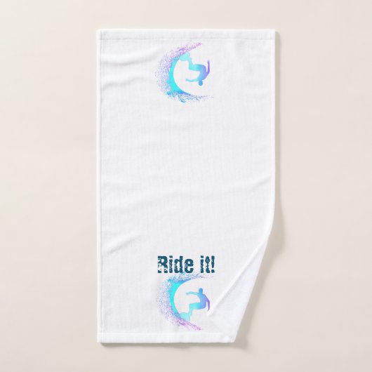 Surfer Graffiti-stijl Bad Handdoek (Handdoek)