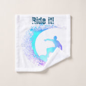 Surfer Graffiti-stijl Bad Handdoek (Wasdoekje)