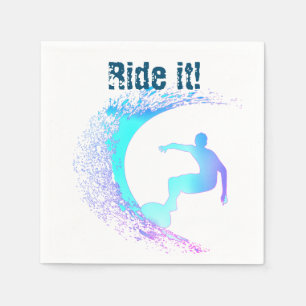 Surfer Graffiti-stijl Servet