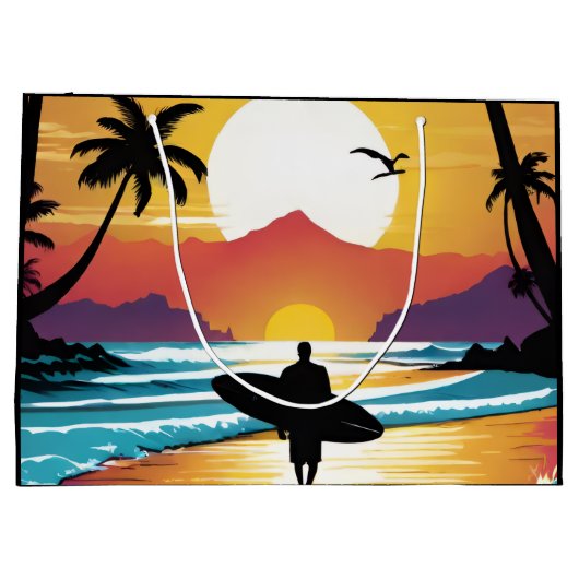 Surfer Groot Cadeauzakje (Achterkant)