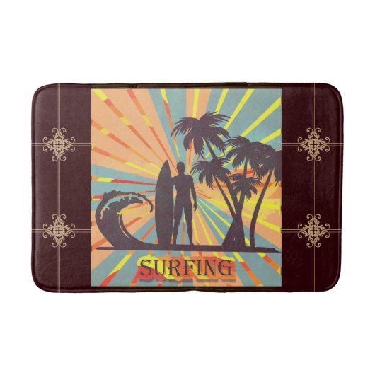 Surfer guy Bath Mat (Voorkant)
