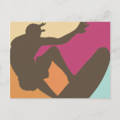 Surfer guy Briefkaart (Voorkant)