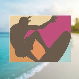 Surfer guy Briefkaart