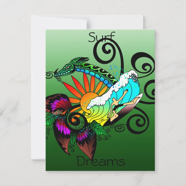 Surfer guy Cartoon (Voorkant)