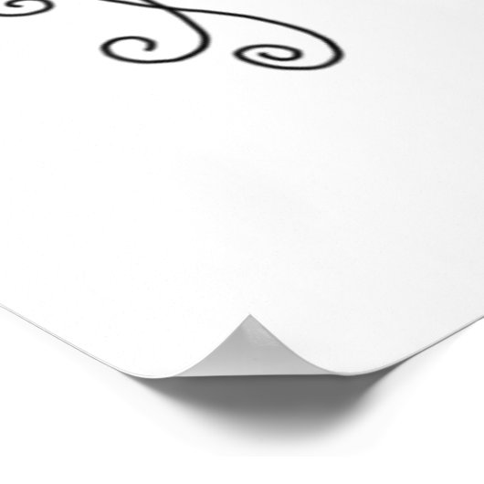 Surfer guy Cartoon Poster (Hoek)