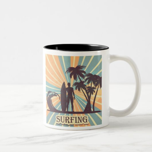 Surfer Guy Coffee Mok (Rechts)