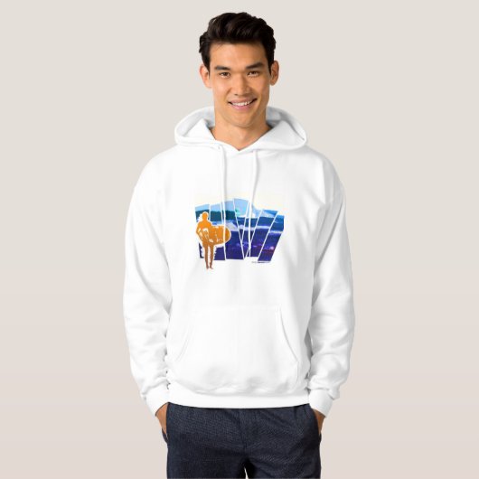 Surfer Guy Hoodie (Voorkant volledig)