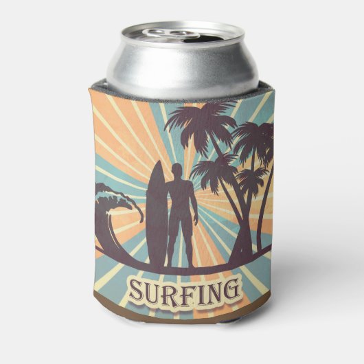 Surfer guy Koelbox Blikjeskoeler (Blikje Achterkant)