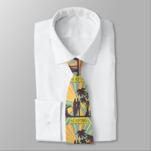 Surfer guy Necktie Stropdas