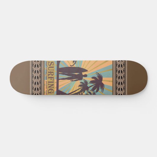 Surfer guy Skateboard (Horizontaal)