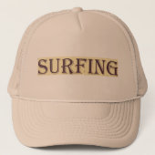 Surfer guy Trucker Hat Pet (Voorkant)