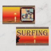 Surfer guy Visitekaartje (Voorkant / Achterkant)