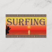 Surfer guy Visitekaartje (Achterkant)