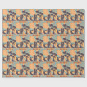 Surfer guy Wrapping Paper Cadeaupapier (Vlak)