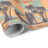 Surfer guy Wrapping Paper Cadeaupapier (Rol Hoek)