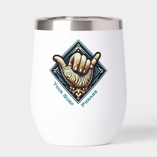 Surfer Hand-symbool (Achterkant)