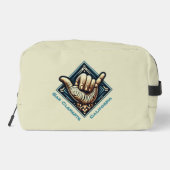 Surfer Hand-symbool Toilettasje (Achterkant)