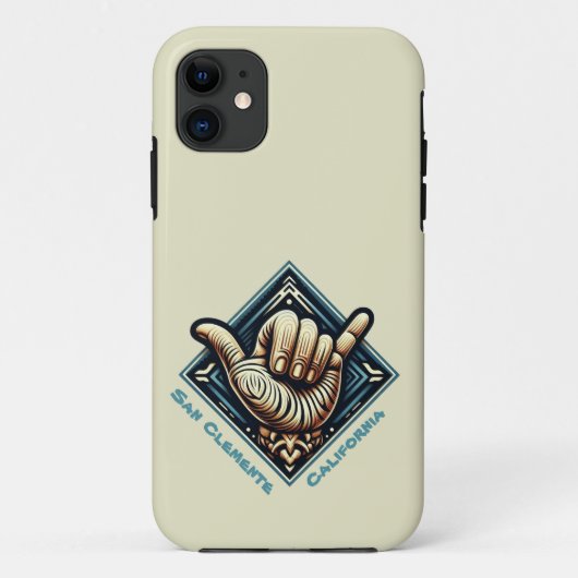 Surfer Handsymbool Case-Mate iPhone Case (Achterkant)