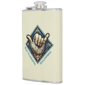 Surfer Handsymbool Heupfles (Links)